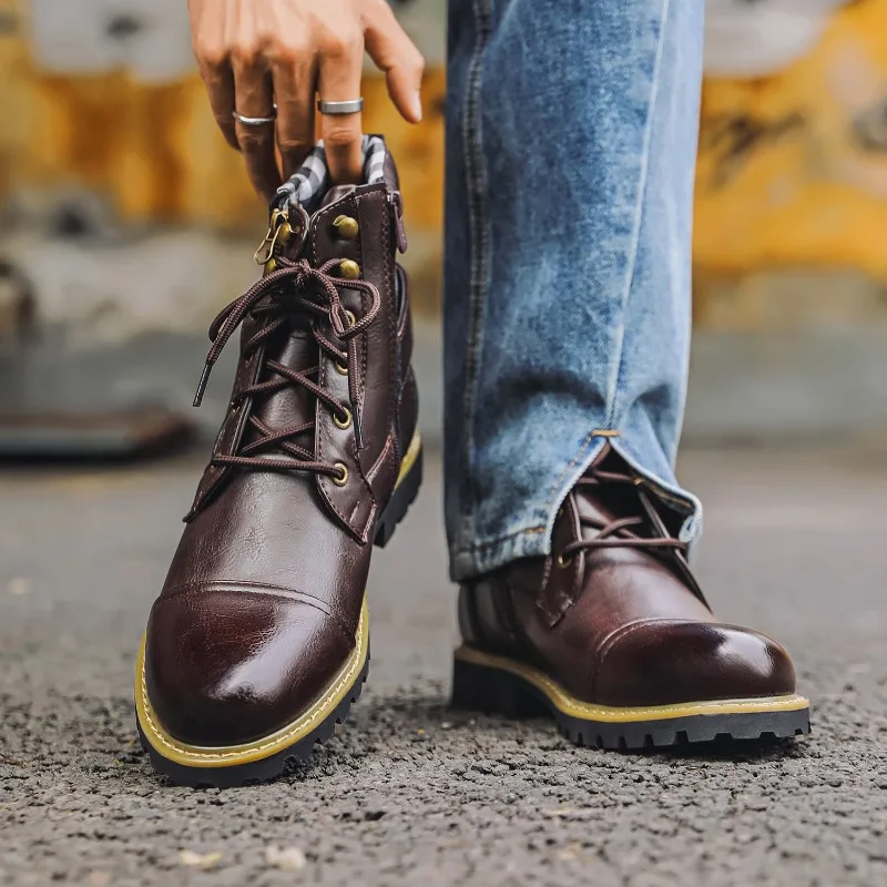 Challenger Echtlederstiefel