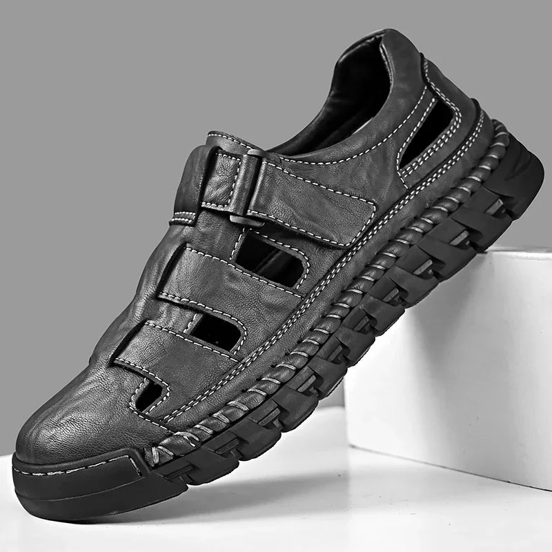 Wayport Ledersandalen