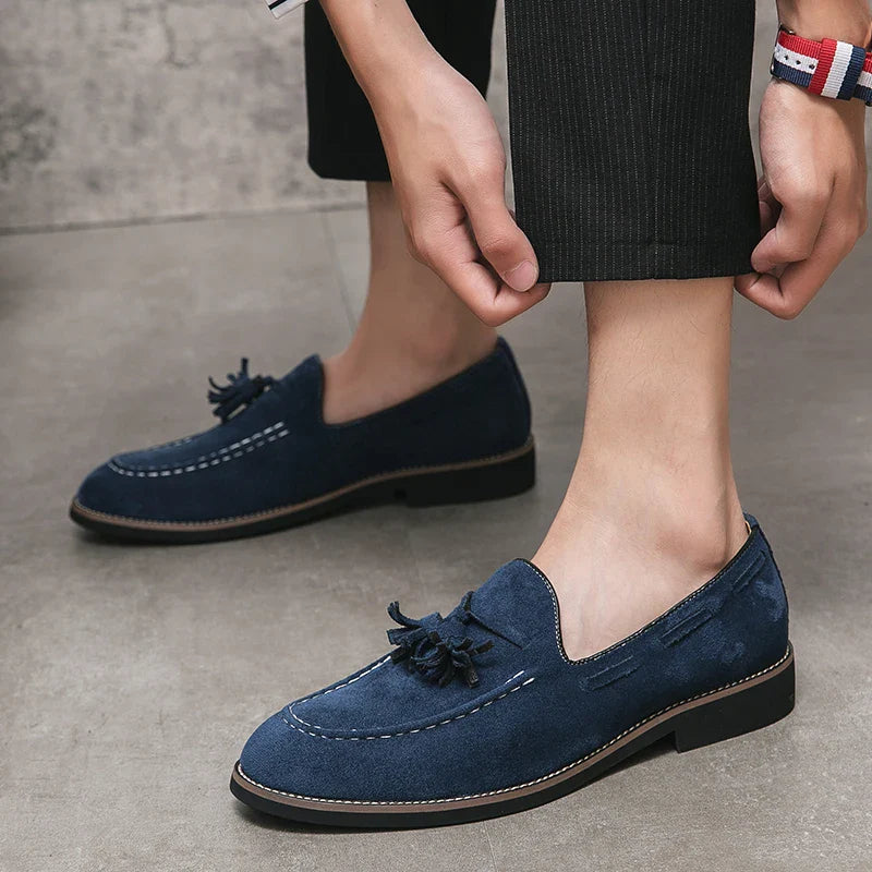 Belmont Tassel Wildleder-Loafer
