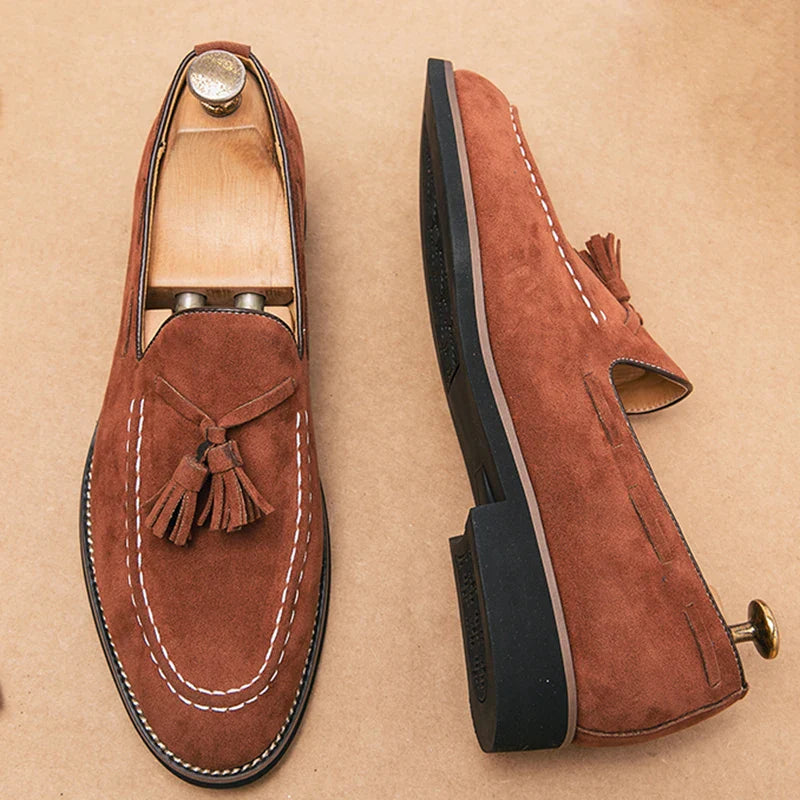 Belmont Tassel Wildleder-Loafer