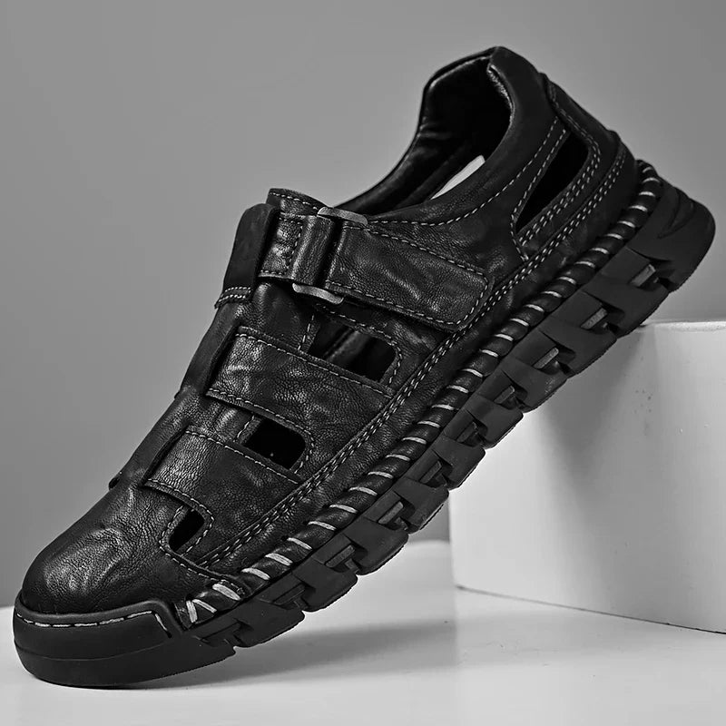 Wayport Ledersandalen