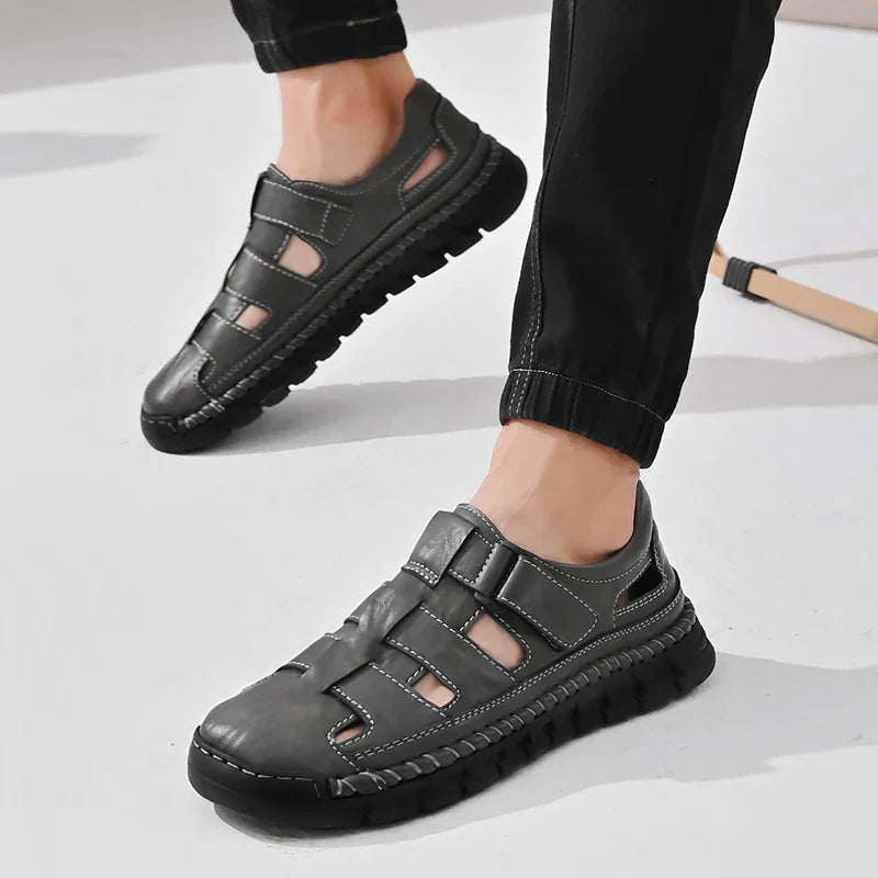 Wayport Ledersandalen