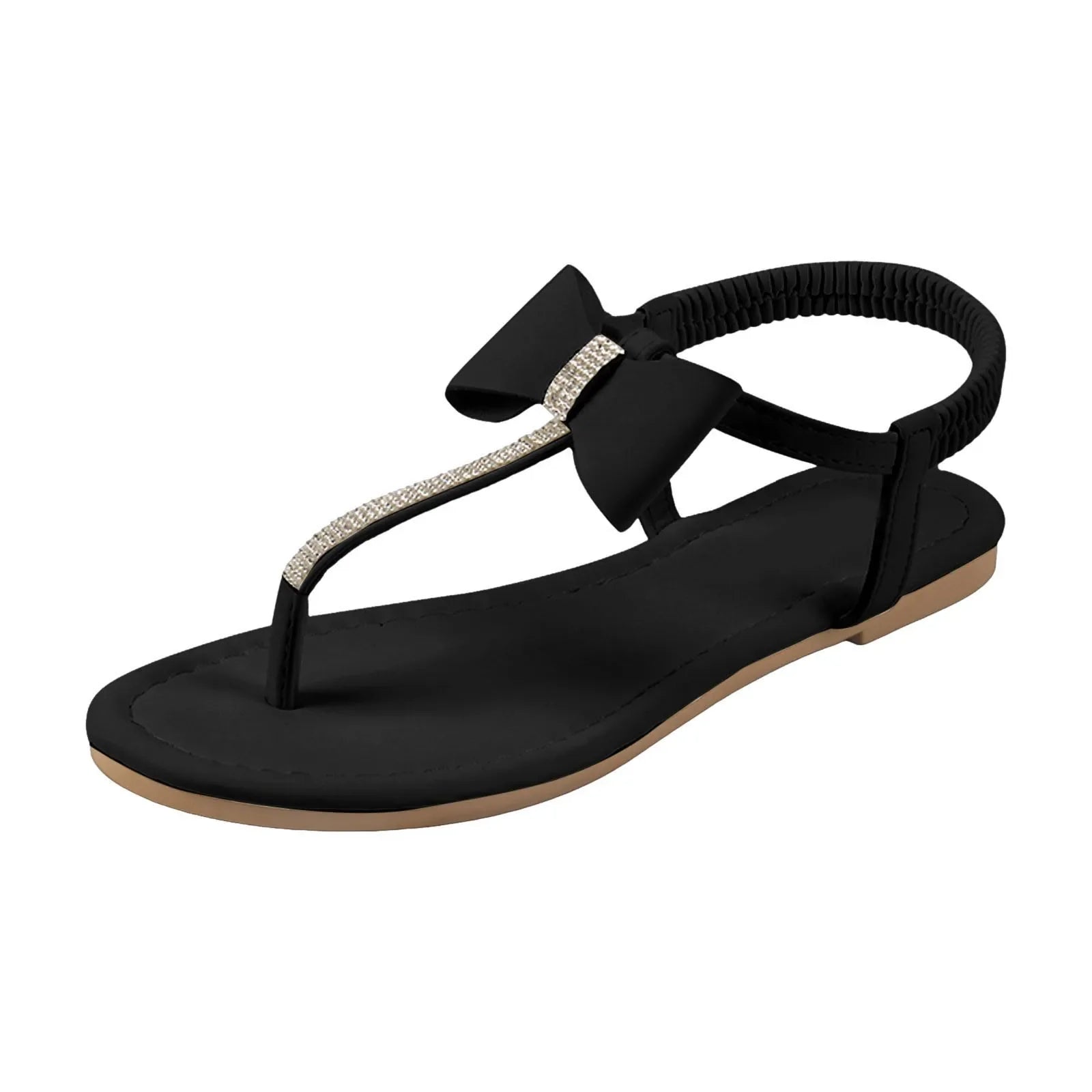 Amara Strass-Schleifen-Sandalen