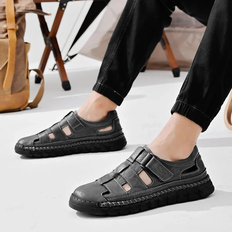Wayport Leather Sandals