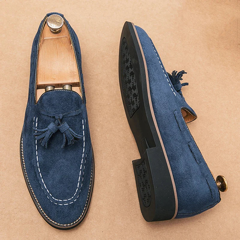 Belmont Tassel Wildleder-Loafer