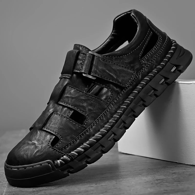 Wayport Ledersandalen