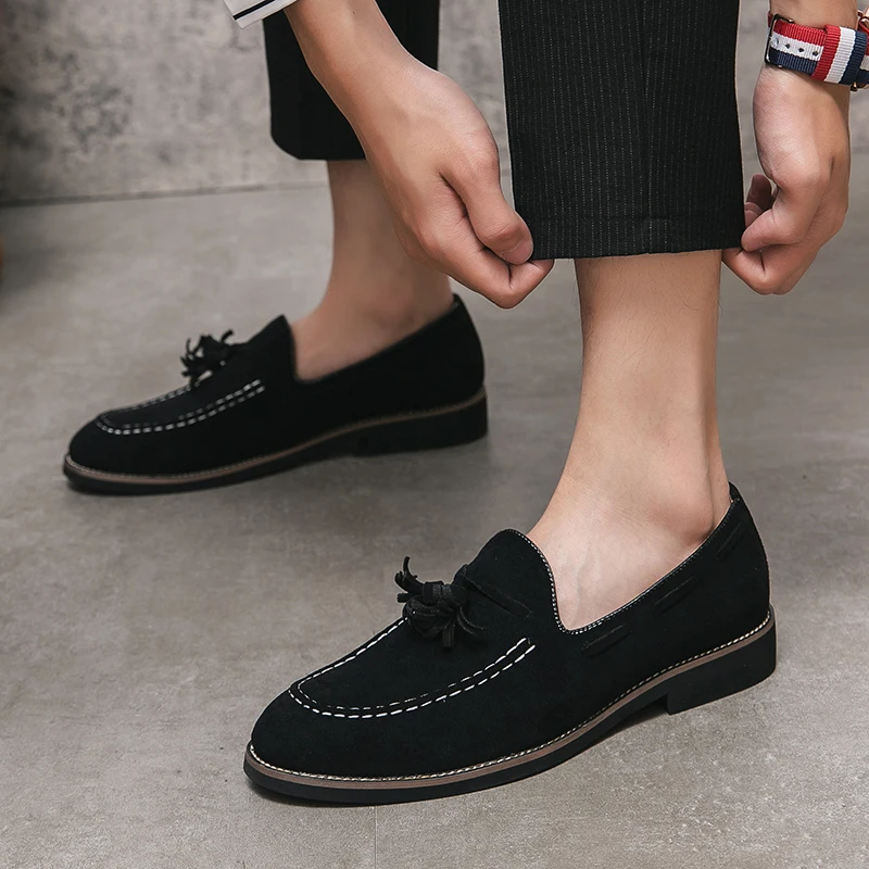 Belmont Tassel Wildleder-Loafer