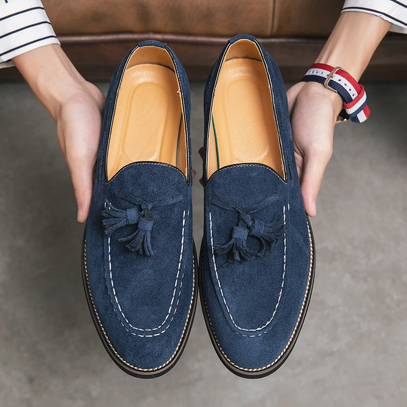 Belmont Tassel Wildleder-Loafer