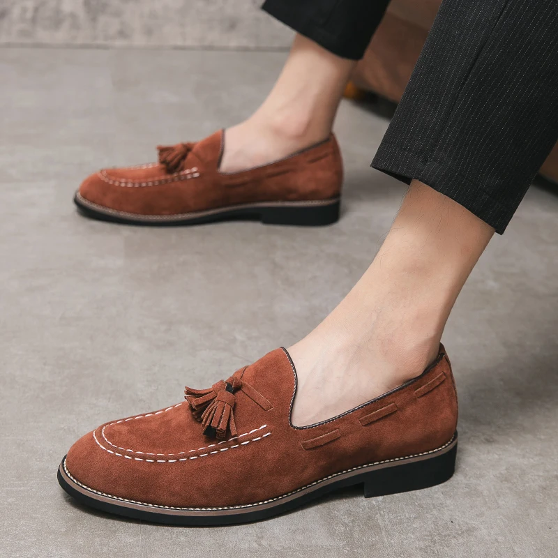 Belmont Tassel Wildleder-Loafer