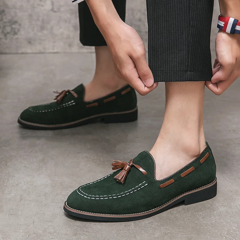 Belmont Tassel Wildleder-Loafer